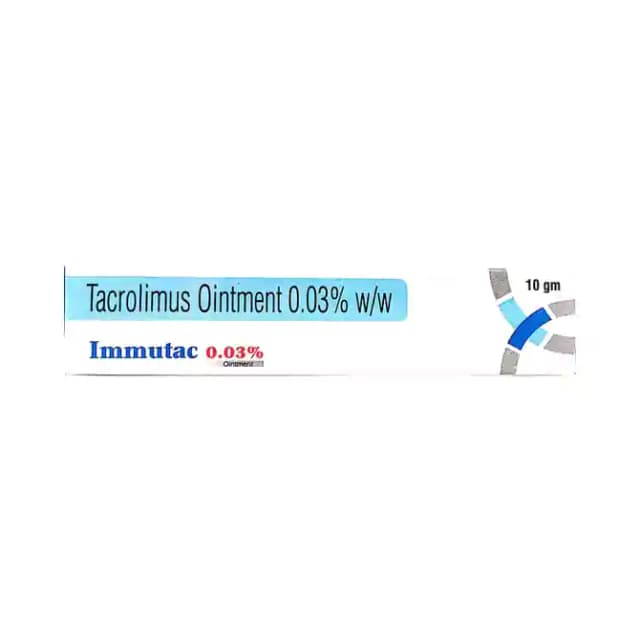 Immutac 0.03% Ointment (10 gm in 1 tube)