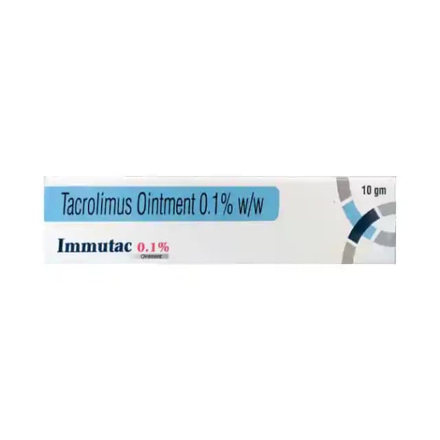 Immutac 0.1% Ointment (10 gm in 1 tube)