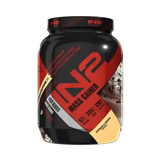 IN2 Mass Gainer Cookies & Cream (1 Jar Of 2.7 kg Powder)