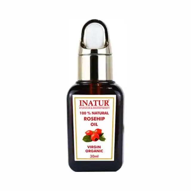 Inatur 100% Natural Rosehip Oil (1 Bottle of 30 ml Oil)