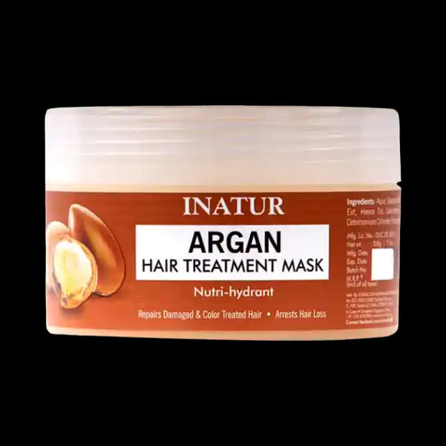 Inatur Argan Hair Treatment Mask (1 Jar Of 200 gm Cream)