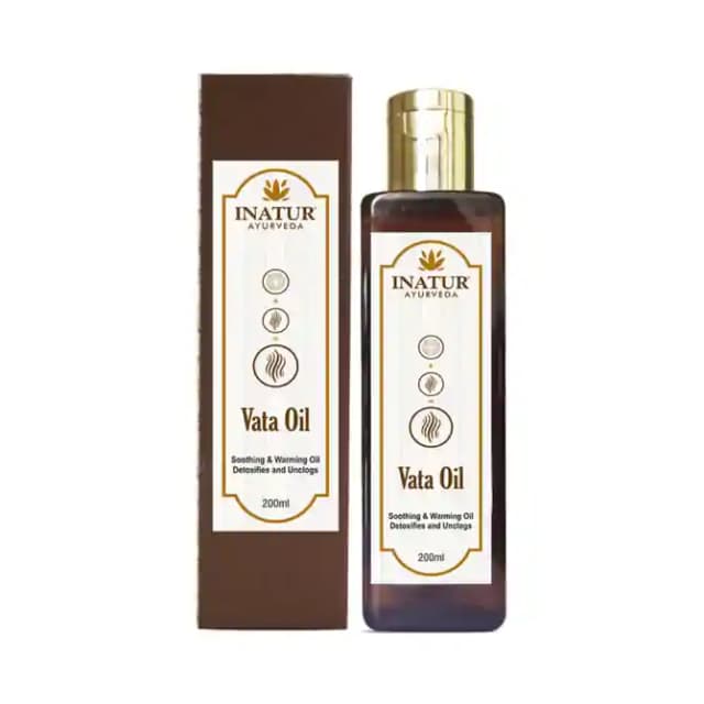 Inatur Ayurveda Vata Oil (1 Bottle of 200 ml Oil)
