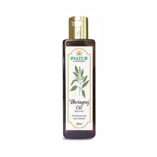 Inatur Bhringraj Oil (1 Bottle of 200 ml Oil)