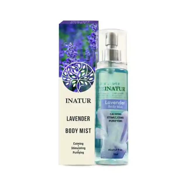 Inatur Body Mist Lavender (1 Bottle of 100 ml Liquid)