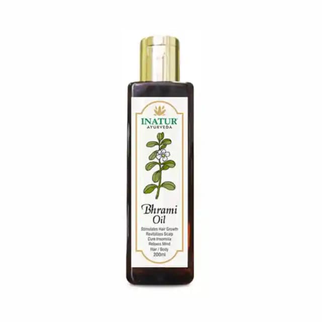 Inatur Brahmi Oil (1 Bottle of 200 ml Oil)