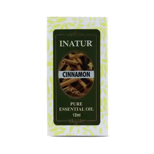 Inatur Cinnamon Pure Essential Oil (1 Bottle of 12 ml Oil)