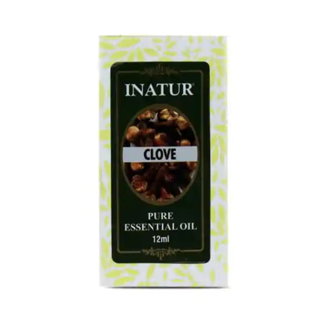Inatur Clove Pure Essential Oil (1 Bottle of 12 ml Oil)