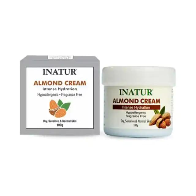 Inatur Cream Almond (1 Jar Of 100 gm Cream)