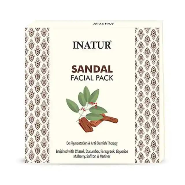 Inatur Facial Pack Sandal (1 Box Of 85 gm Kit)