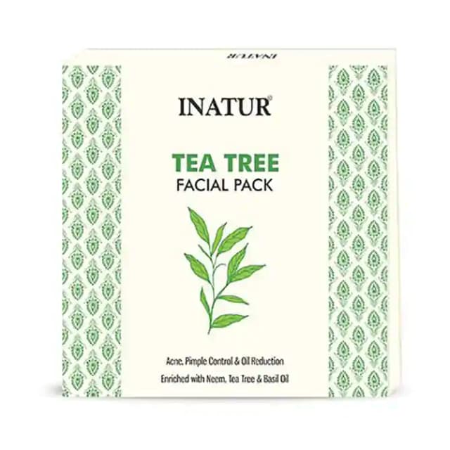 Inatur Facial Pack Tea Tree (1 Box Of 65 gm Kit)