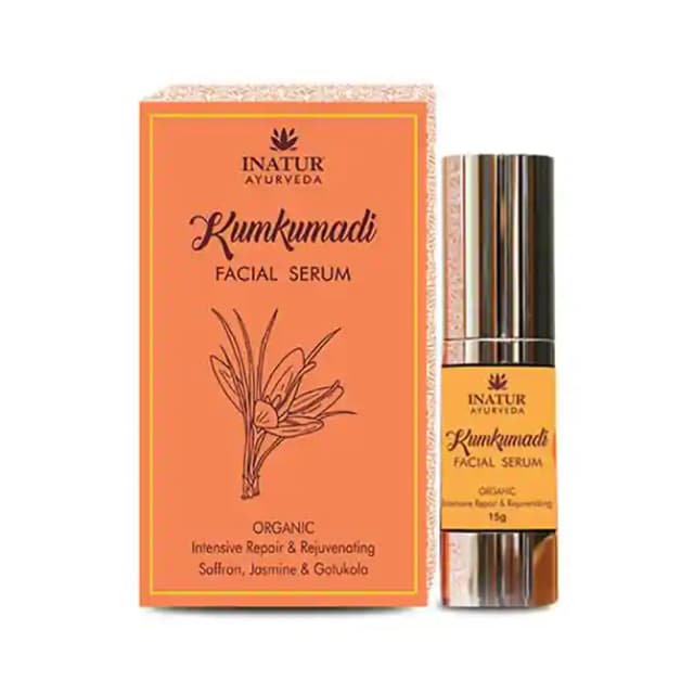 Inatur Facial Serum Kumkumadi (1 Bottle of 15 gm Serum)