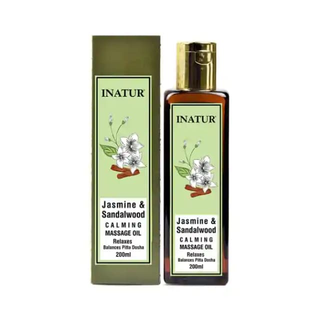 Inatur Herbals Massage Oil Calming (1 Bottle of 200 ml Oil)
