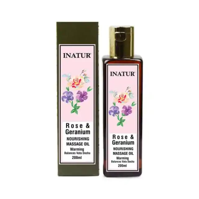 Inatur Herbals Massage Oil Nourishing (1 Bottle of 200 ml Oil)