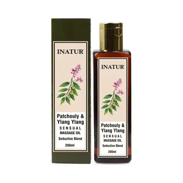 Inatur Herbals Massage Oil Sensual (1 Bottle of 200 ml Oil)