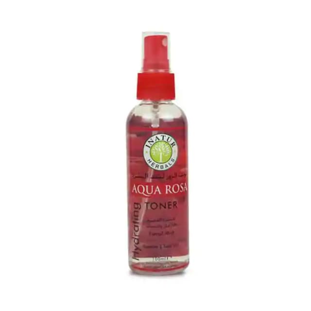 Inatur Herbals Toner Aqua Rose (1 Bottle of 100 ml Toner)