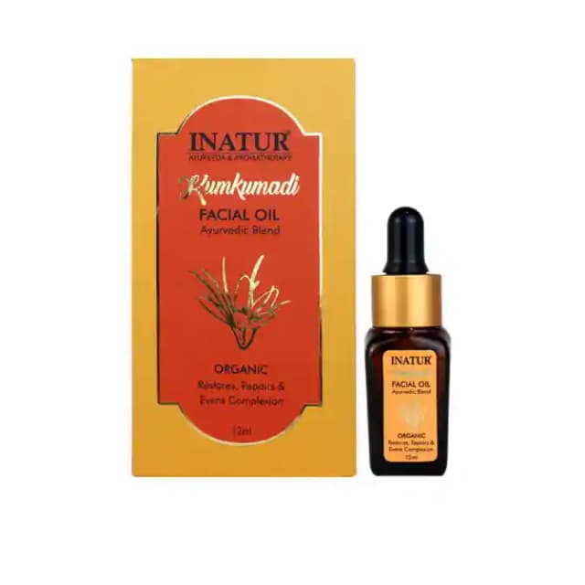Inatur Kumkumadi Facial Oil (1 Bottle of 12 ml Oil)