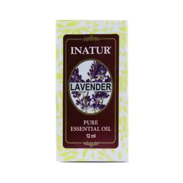 Inatur Lavender Pure Essential Oil (1 Bottle of 12 ml Oil)
