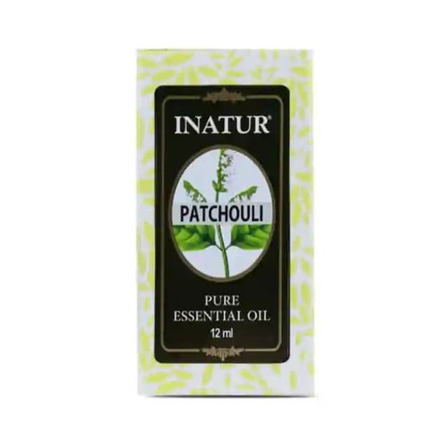 Inatur Patchouli Pure Essential Oil (1 Bottle of 12 ml Oil)