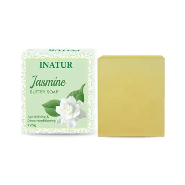 Inatur Soap Jasmine Butter (1 Packet Of 125 gm Soap)