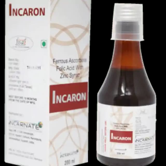 Incaron Syrup (1 Bottle of 200 ml Syrup)