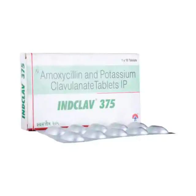 Indclav 375 (10 tablets in 1 strip)