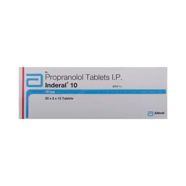 Inderal 10 (15 tablets in 1 strip)
