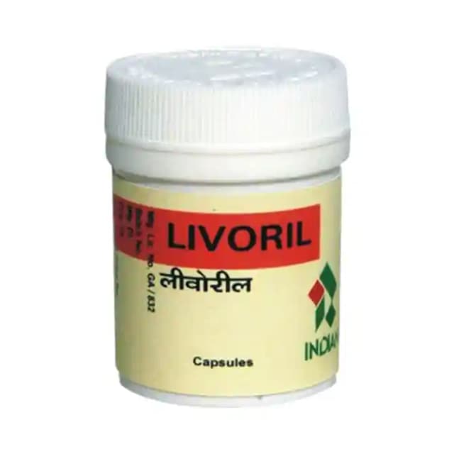 Indian Remedies Livoril (1 Bottle of 50 capsules)
