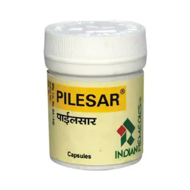 Indian Remedies Pilesar (1 Bottle of 30 capsules)