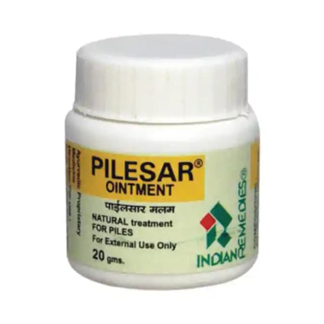 Indian Remedies Pilesar Ointment (1 Jar Of 20 gm Ointment)