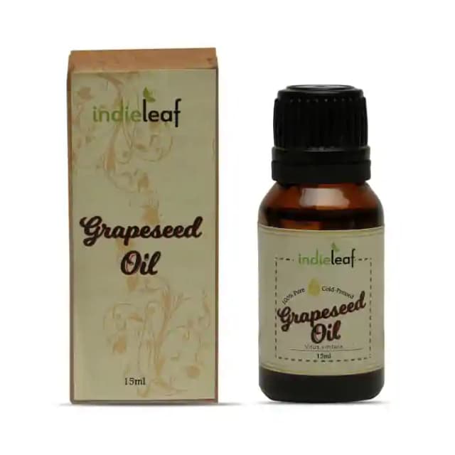 Indieleaf Grapeseed Oil (1 Bottle of 15 ml Oil)