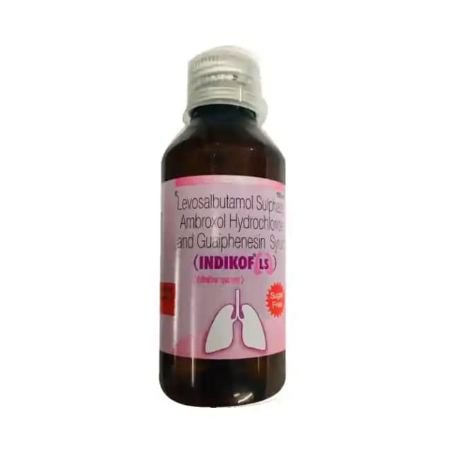 Indikof LS Syrup Sugar Free (100 ml in 1 bottle)