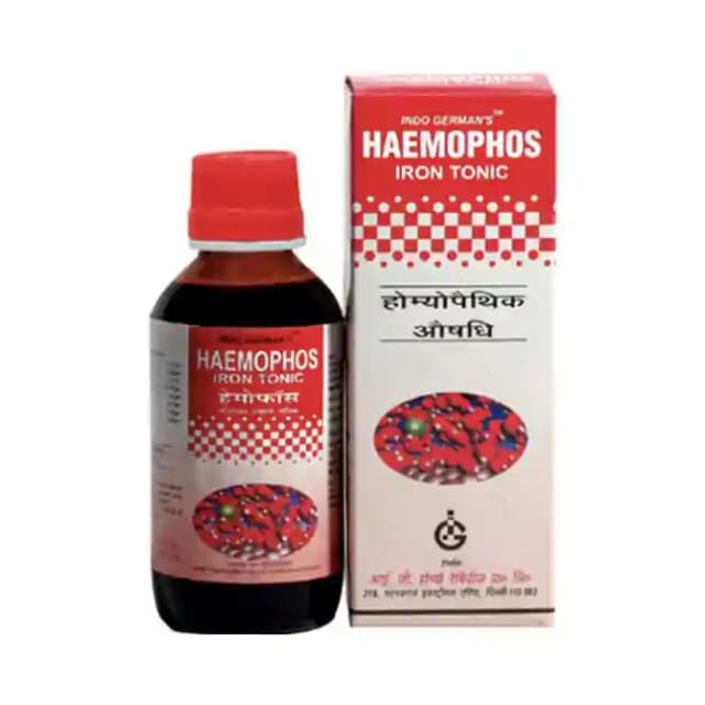 Indo Germans Haemophos Iron Tonic (1 Bottle of 180 ml Tonic)