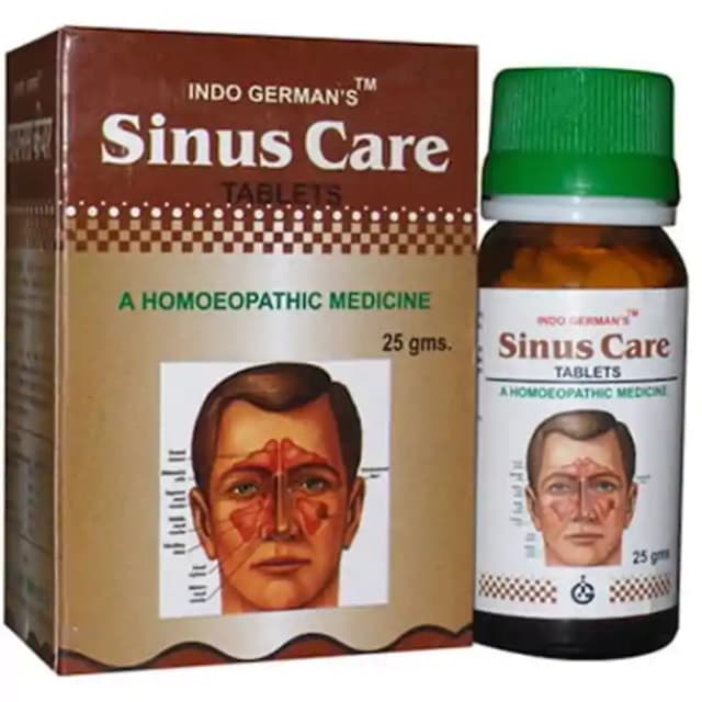 Indo Germans Sinus Care (1 Bottle of 25 gm tablets)