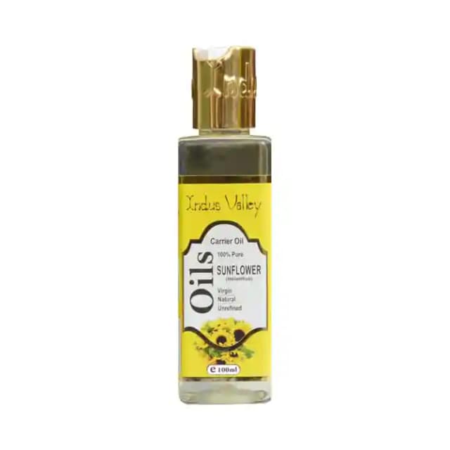 Indus Valley Carrier Oil Sunflower (1 Bottle of 100 ml Oil)