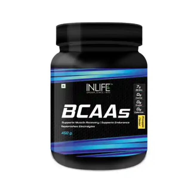 Inlife BCAAs Pineapple (1 Jar Of 450 gm Powder)