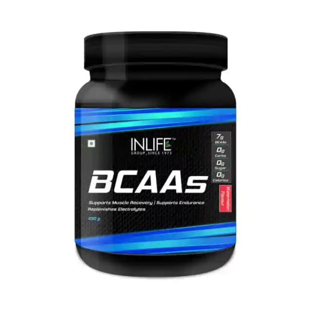 Inlife BCAAs Watermelon (1 Jar Of 450 gm Powder)