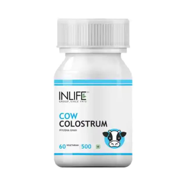 Inlife Cow Colostrum 500mg (1 Bottle of 60 capsules)