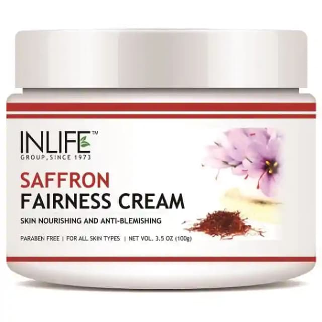 Inlife Saffron Fairness Cream (1 Jar Of 100 gm Cream)