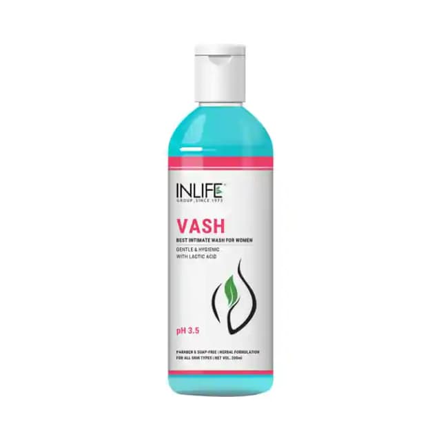Inlife Vash Vaginal Wash (1 Bottle of 200 ml Vaginal Wash)