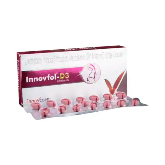 Innovfol D3 (1 Strip Of 15 capsules)