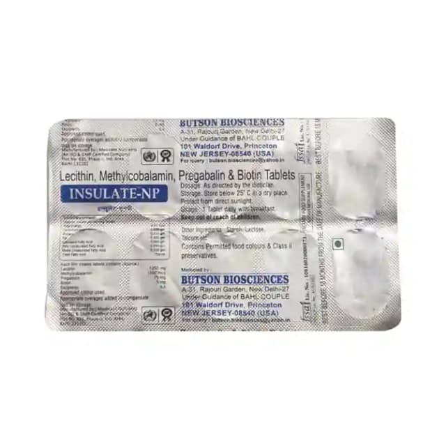 Insulate NP (10 tablets in 1 strip)