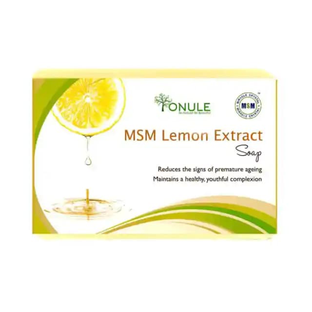 Ionule MSM Soap Lemon Extract (1 Box Of 75 gm Soap)