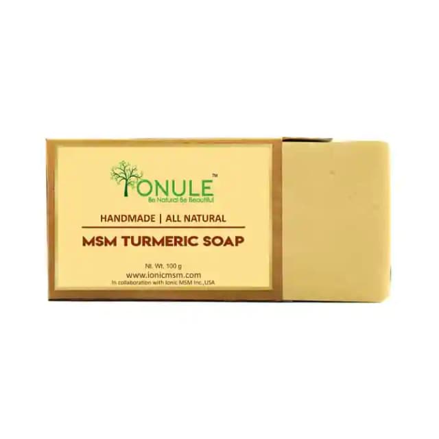 Ionule MSM Soap Turmeric (1 Box Of 100 gm Soap)