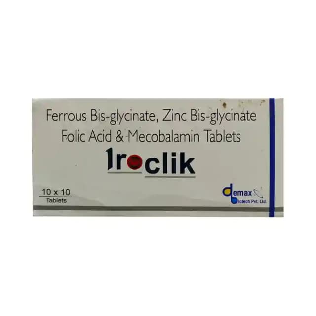 Iroclik (1 Strip Of 10 tablets)