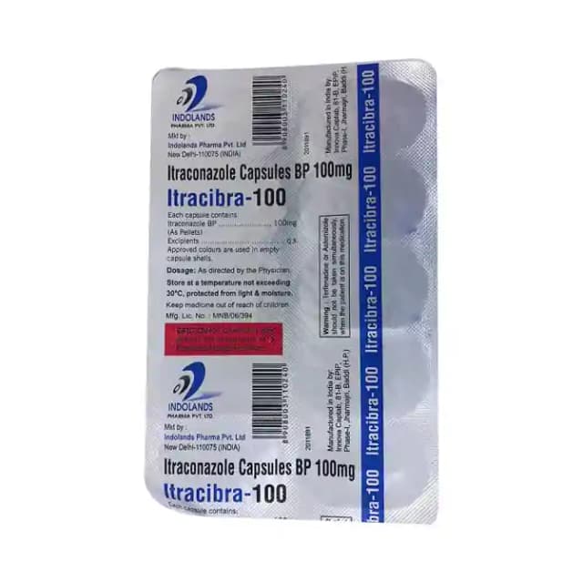 Itracibra 100 (10 capsules in 1 strip)