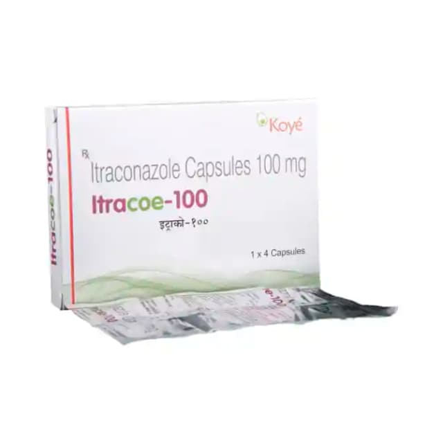 Itracoe 100 (4 capsules in 1 strip)