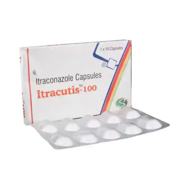 Itracutis 100 (10 capsules in 1 strip)