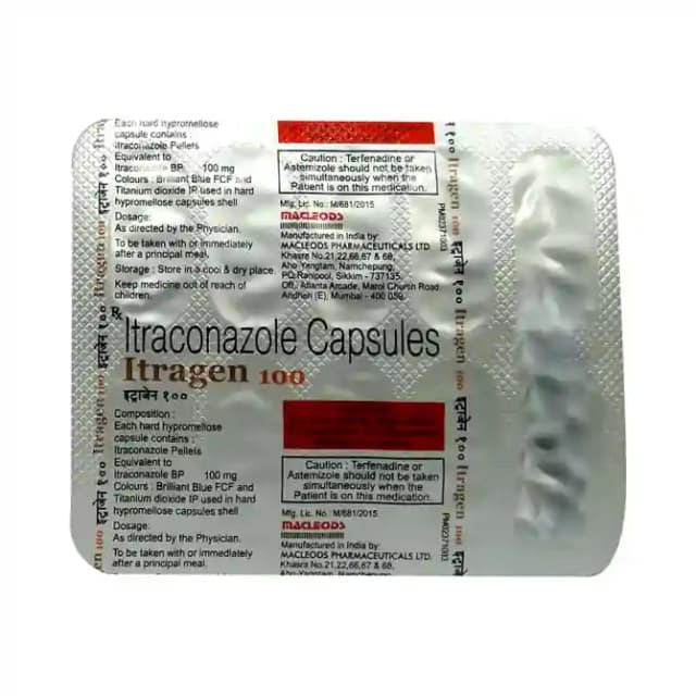 Itragen 100 (10 capsules in 1 strip)