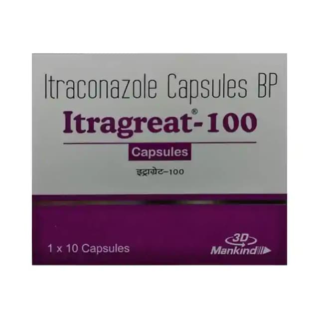 Itragreat 100 (10 capsules in 1 strip)