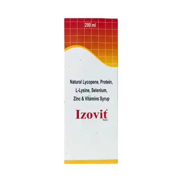 Izovit Syrup (1 Bottle of 200 ml Syrup)